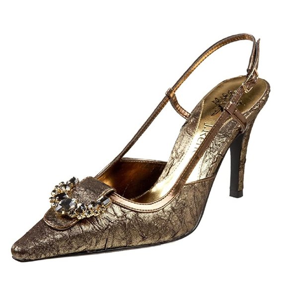 J. Renee Shoes - New BRONZE J. Renee RACHELE Slingback Shoes Size 9